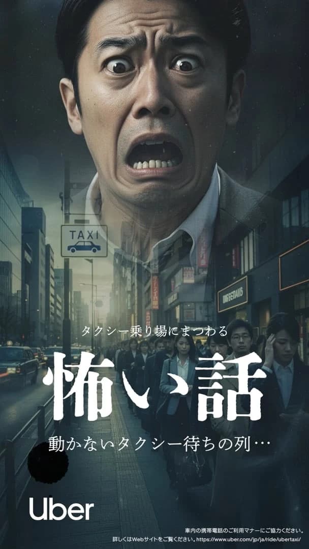 Uber「本当にあったタクシーの怖い話」 サムネイル