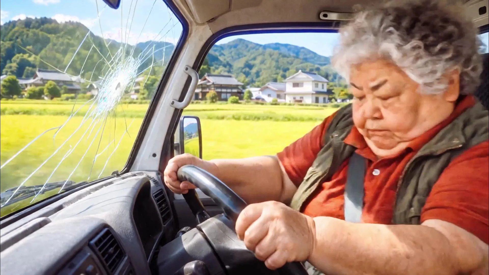 高齢劇場「BABANT」 軽トラックを運転する